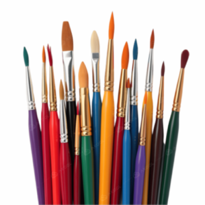 Colour Paint Brushes