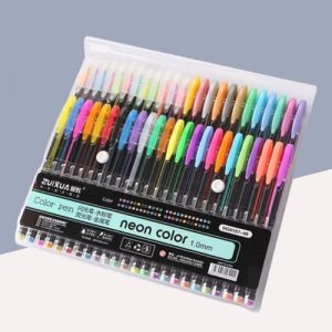 Neon colour pen set